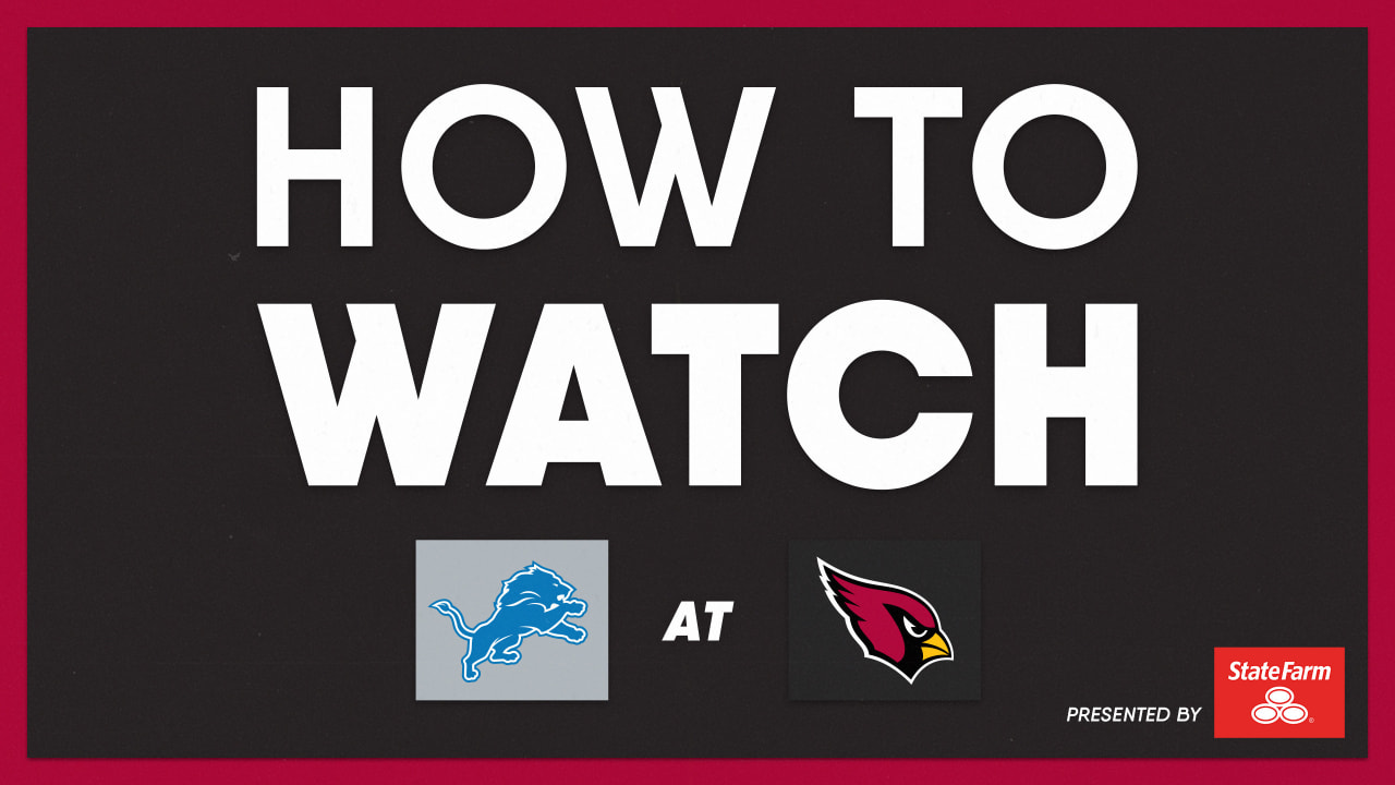 Arizona Cardinals at Detroit Lions (2021): Game time, TV schedule, and how  to watch online - Revenge of the Birds