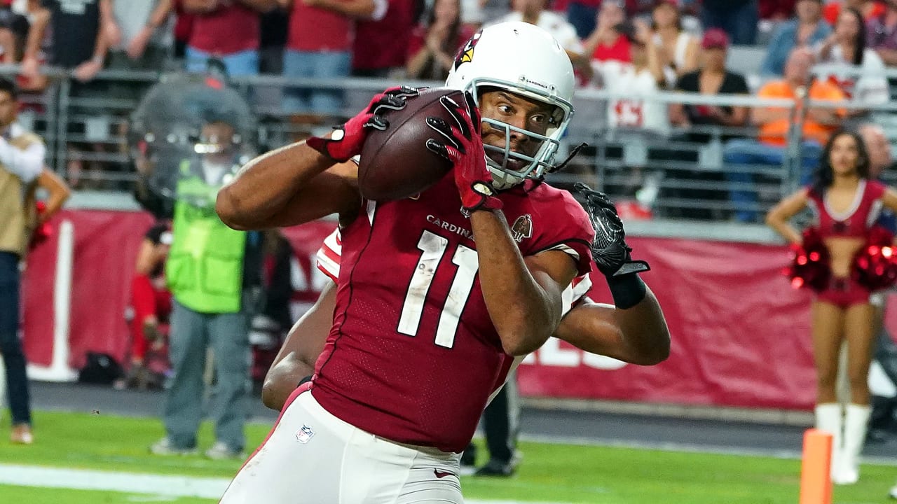 Larry Fitzgerald Arizona Cardinals Red Nike on Field Jersey 