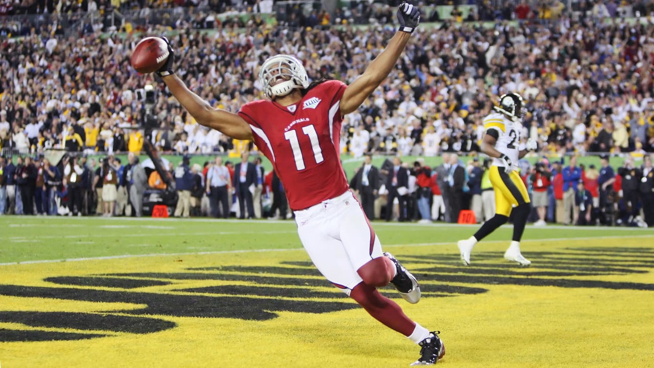 Cardinals WR Larry Fitzgerald is named one of 10 receivers on the NFL 100  all-time team