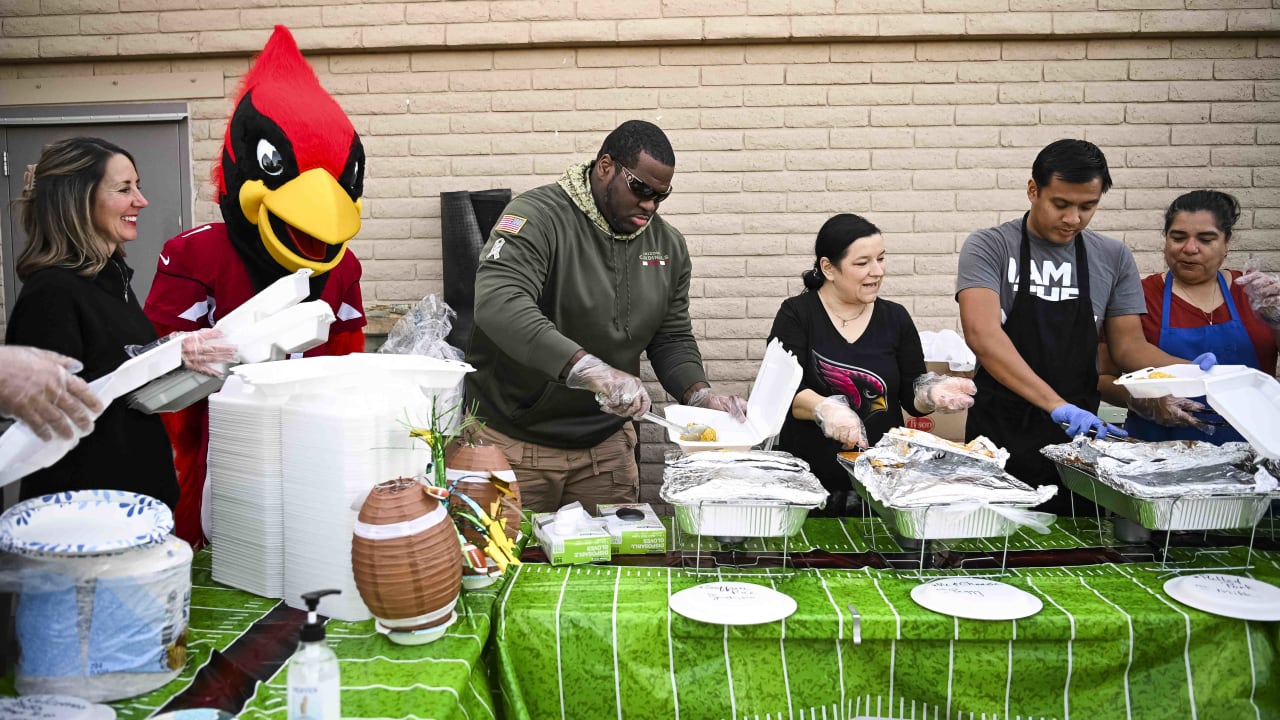 The Arizona Cardinals support Flightline Feast