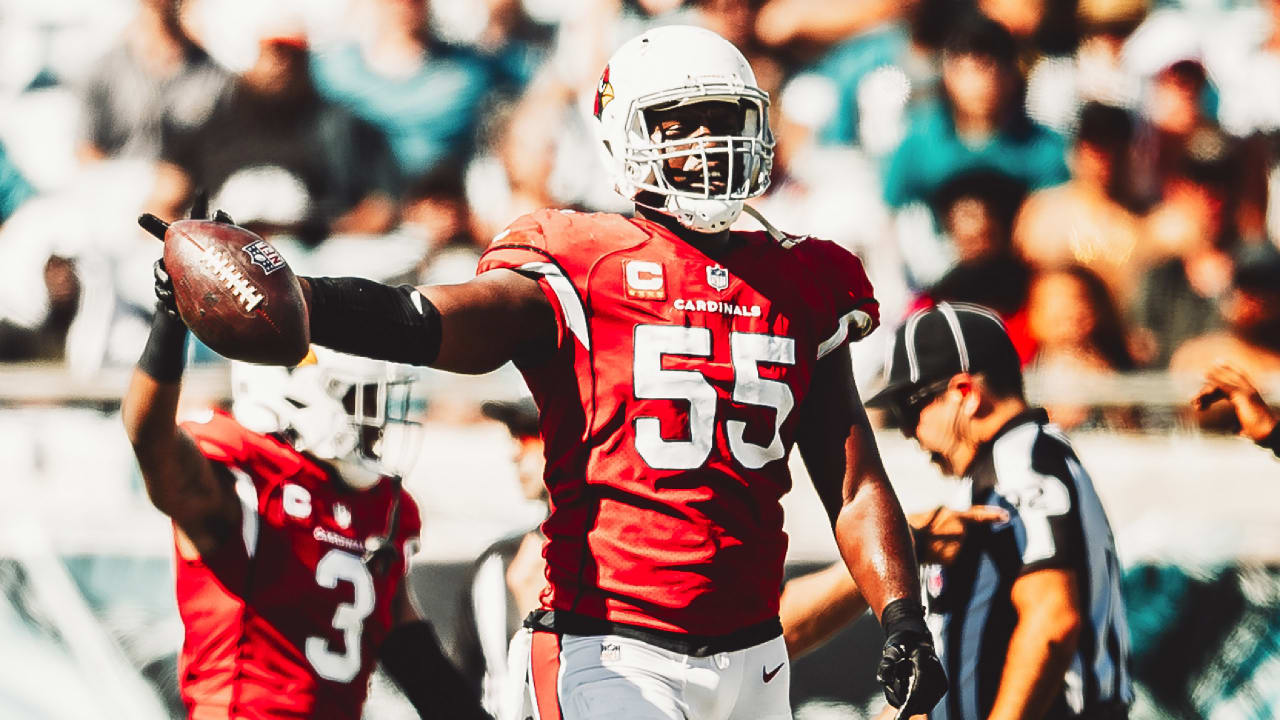 Arizona Cardinals linebacker Chandler Jones (55) during the first