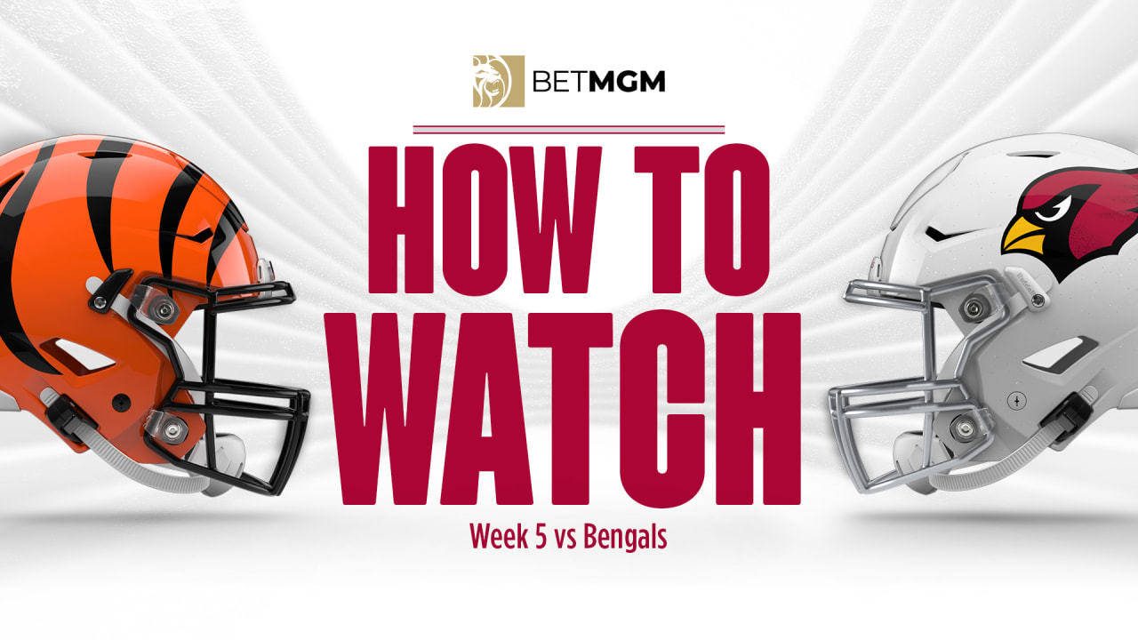 NFL Week 5 streaming guide: How to watch the Cincinnati Bengals