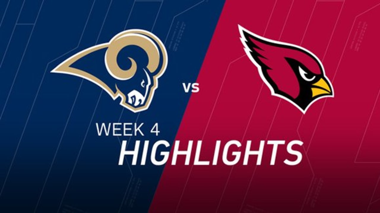 Rams vs. Cardinals  NFL Week 4 Game Highlights 