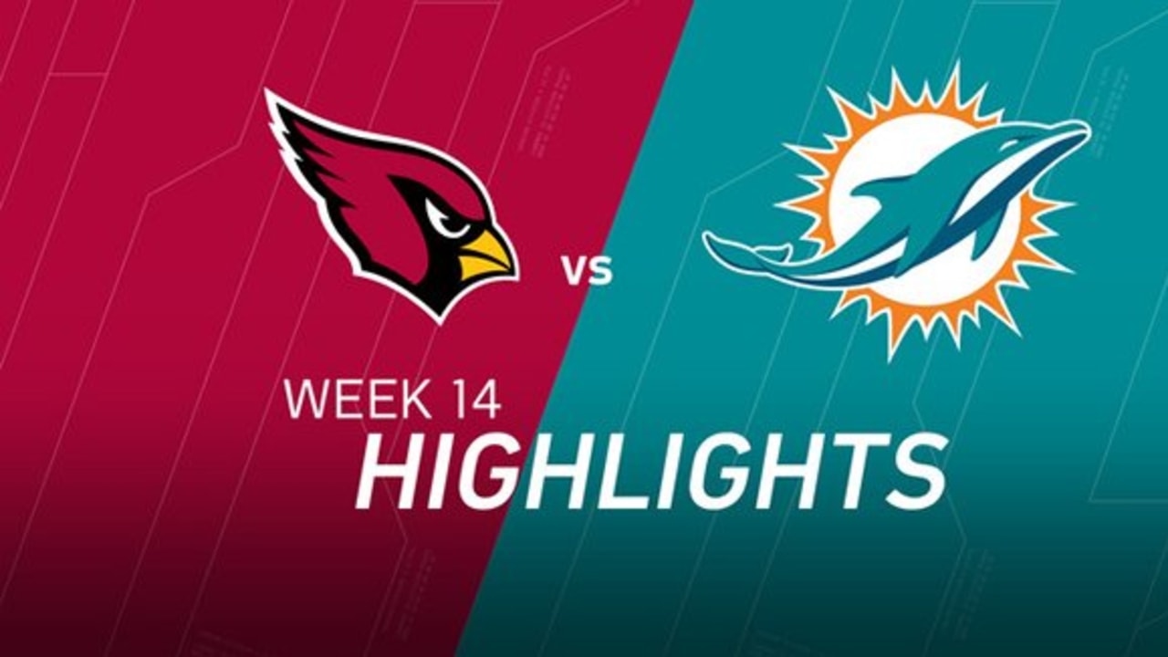 Week 14 Cardinals vs. Dolphins Highlights