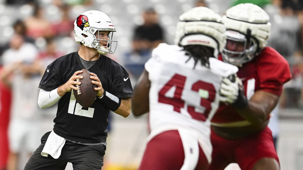 Cardinals QB Colt McCoy was to focus on learning offense and not that he'll  be starting Week One