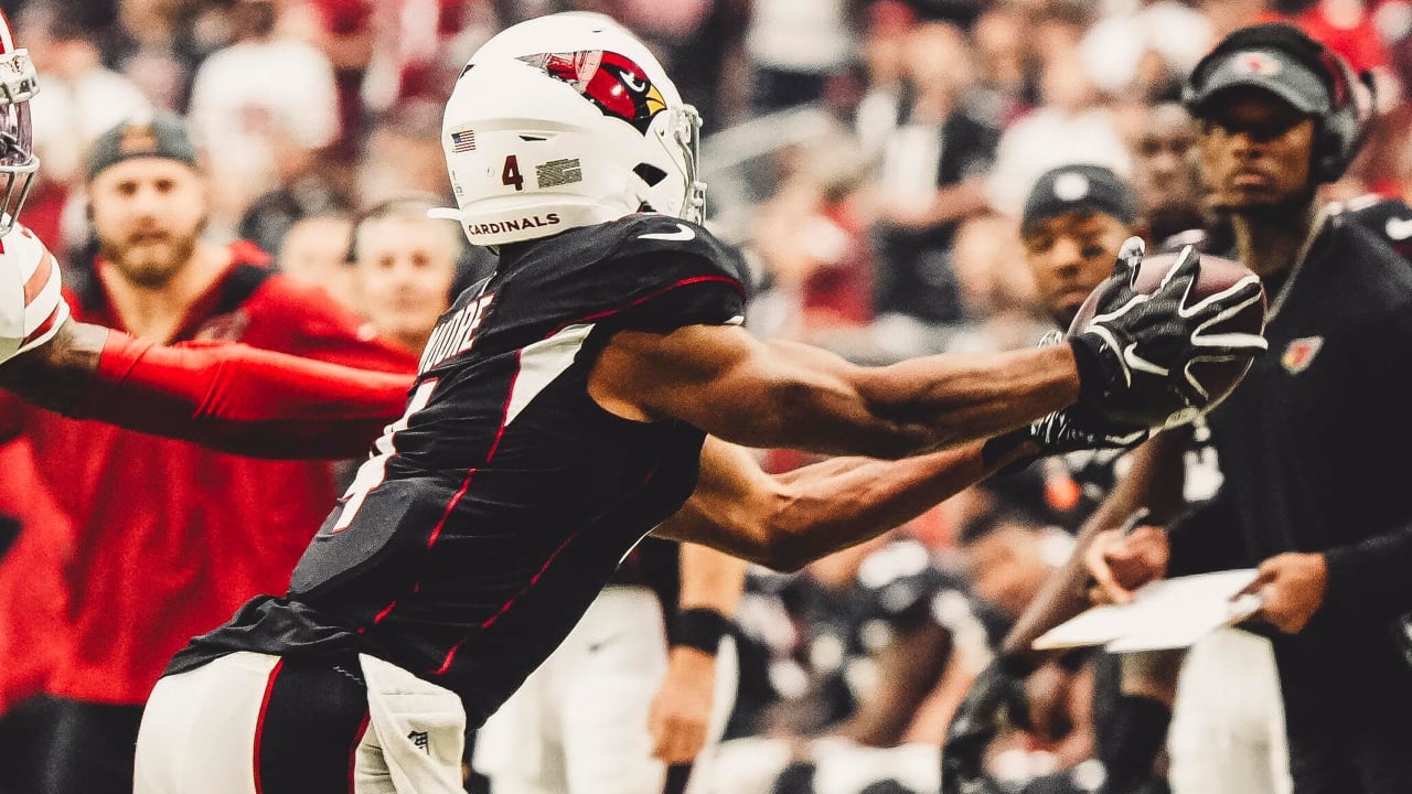 Rondale Moore loses a shirt but gains a TD for the Cardinals! 