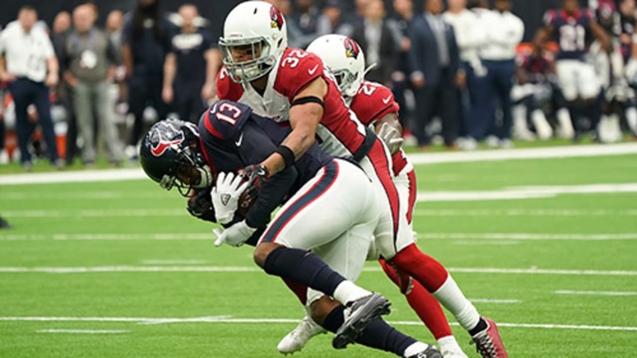 Arizona Cardinals S Tyrann Mathieu honors bet with Houston Texans