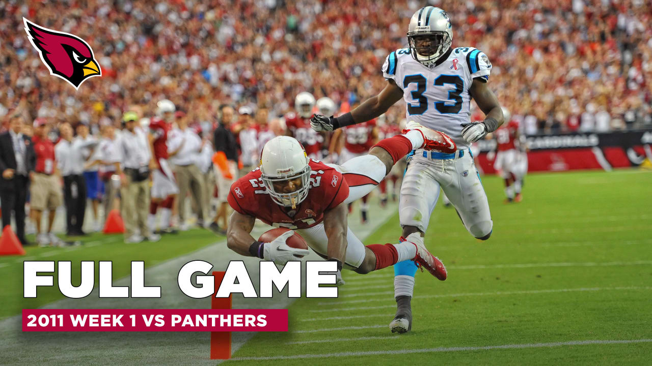 Full NFL Game: Cardinals Vs. Panthers - Week 1, 2011