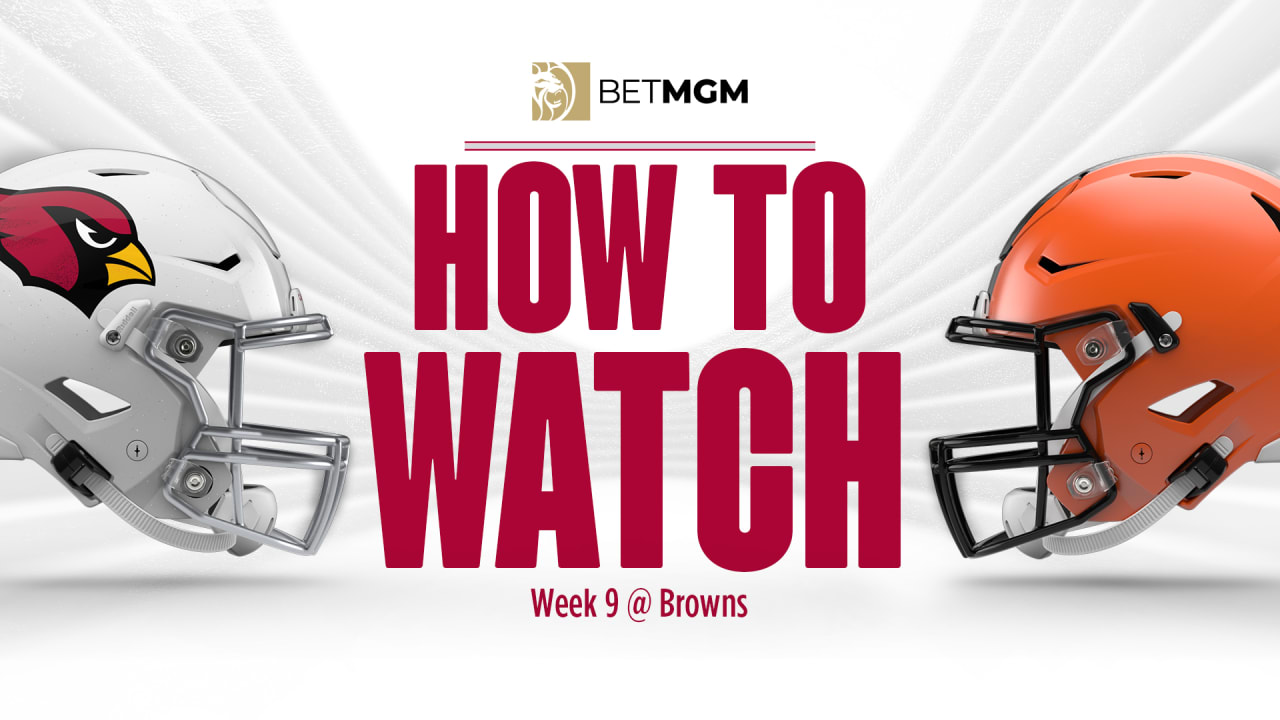 How To Watch: Cardinals At Browns, Week 9