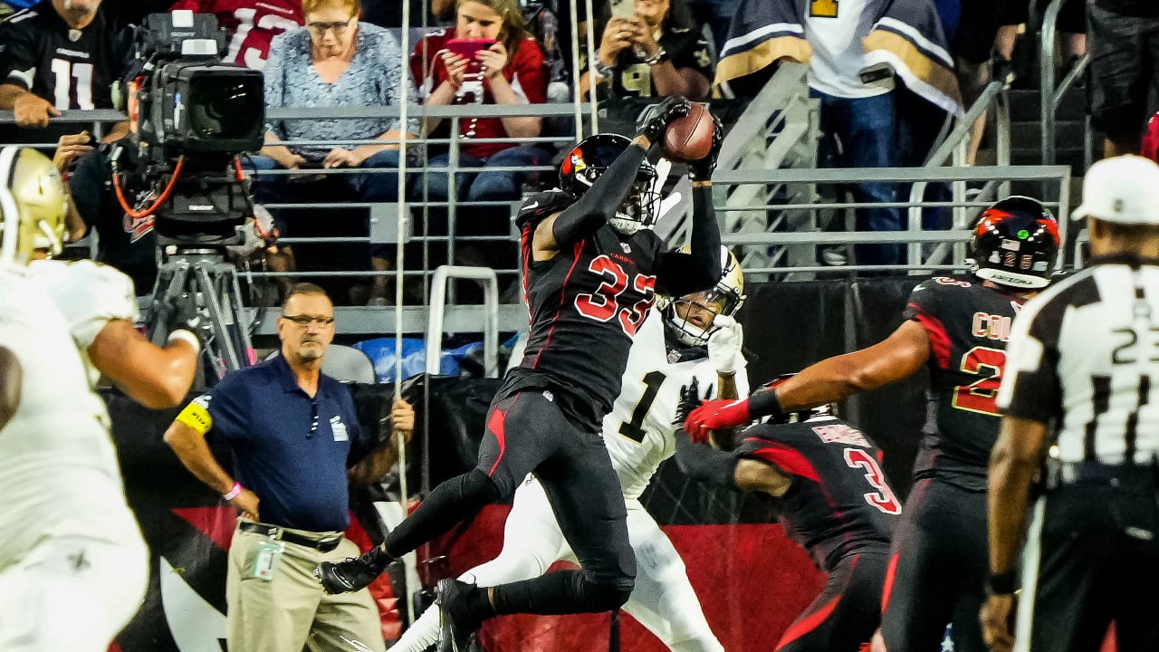 Watch: Cardinals' Antonio Hamilton gets 1st career interception vs