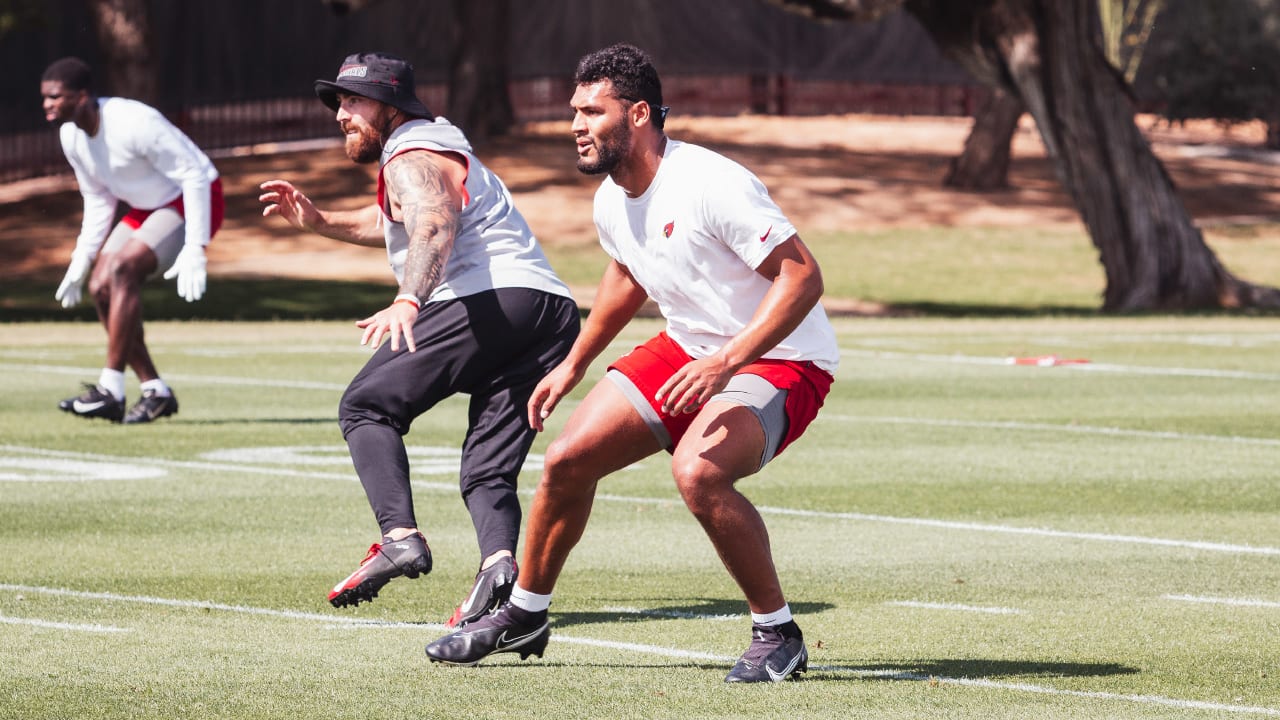 After drama-filled offseason, Cardinals linebacker Jordan Hicks works with  a smile while rookie Zaven Collins struggles