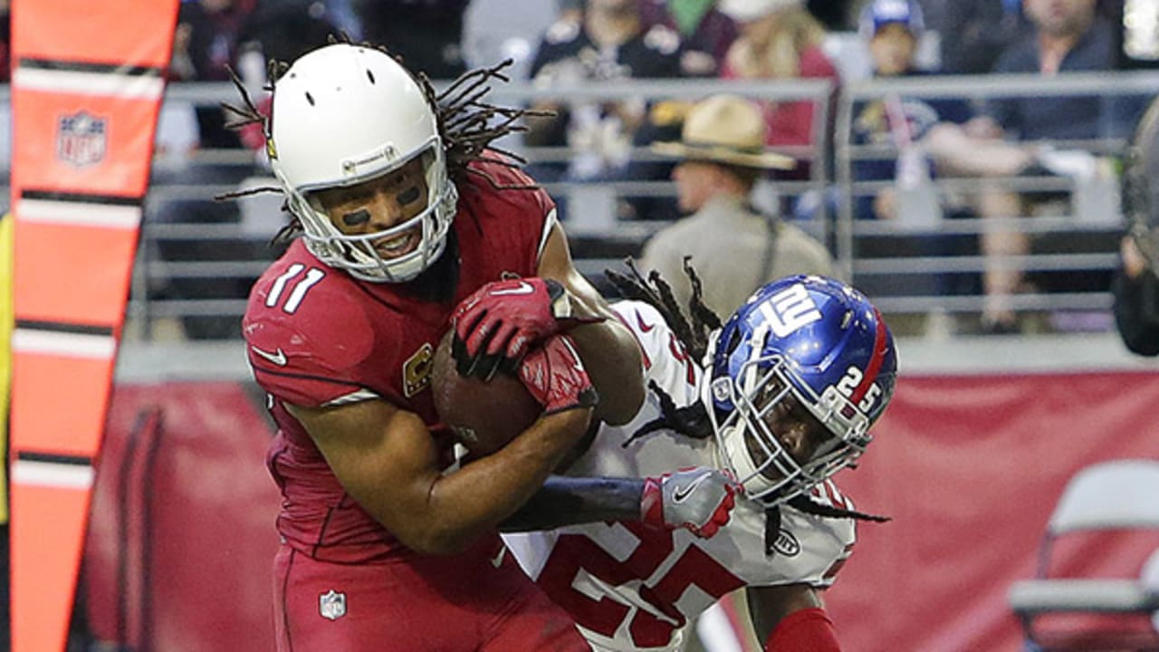 Larry Fitzgerald catches his 100th career touchdown pass