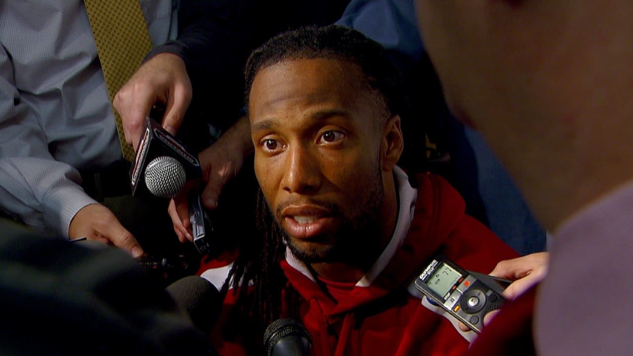Larry Fitzgerald 'I'm making progress'