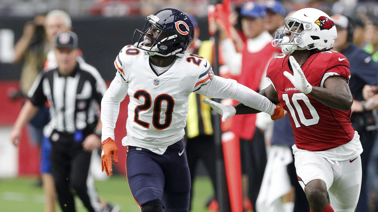 Prince Amukamara of the Chicago Bears plays against the Detroit