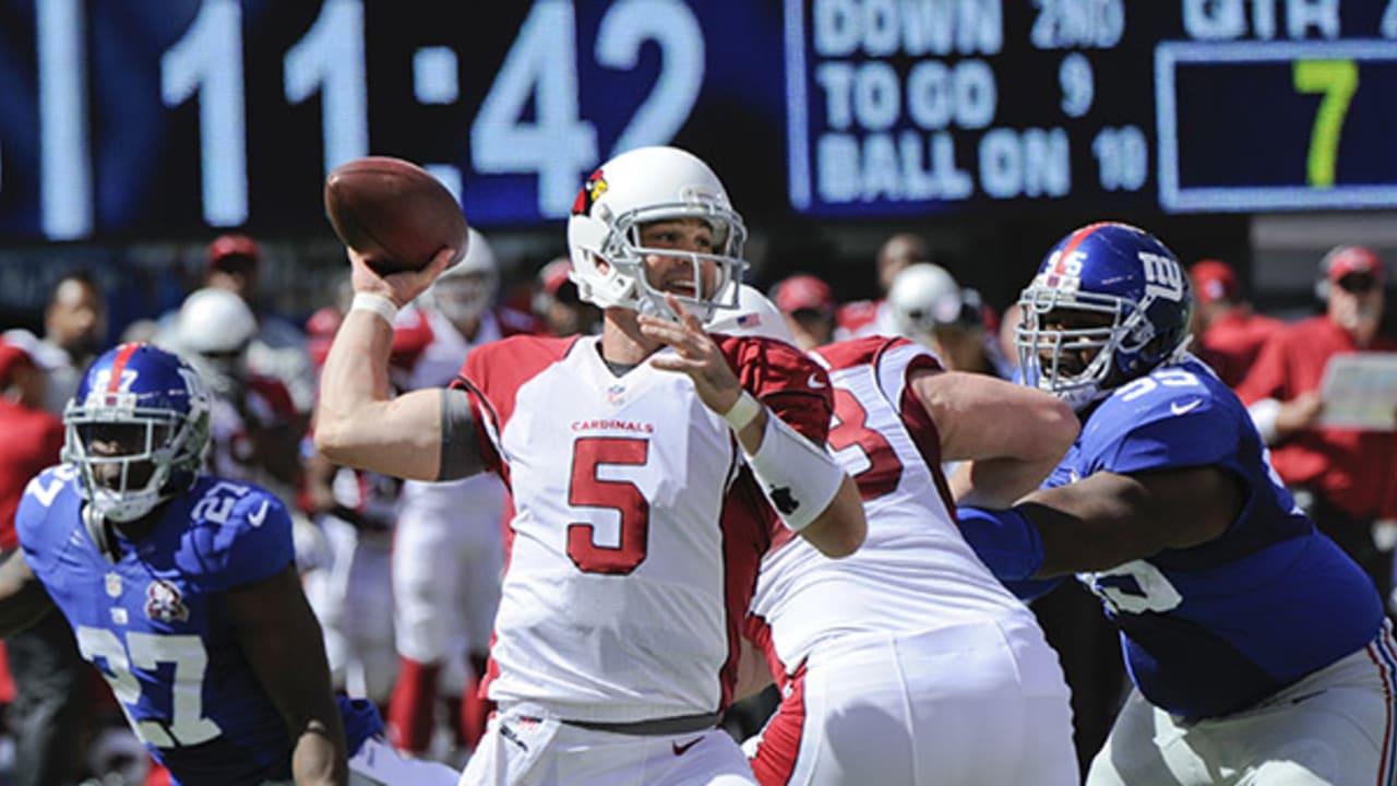 Drew Stanton loves throwing to Larry Fitzgerald