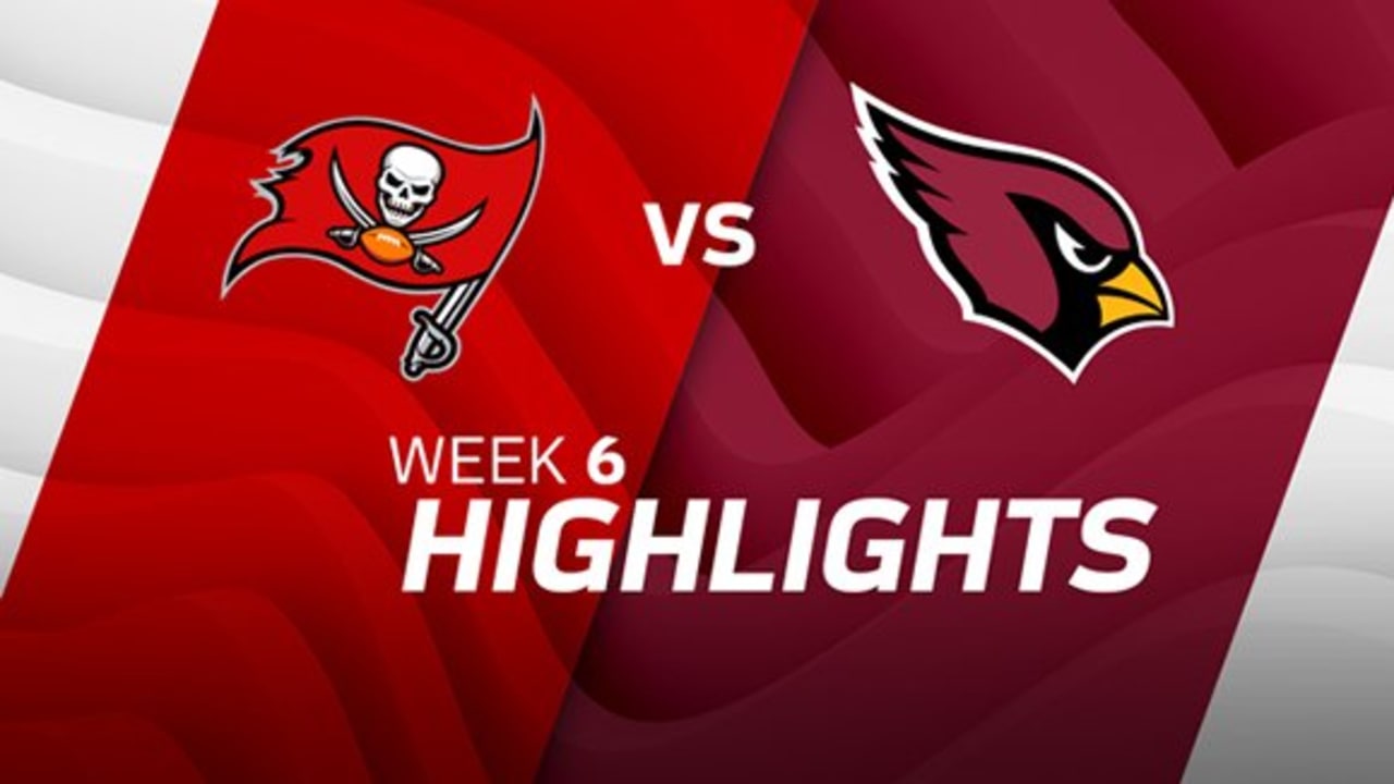 Tampa Bay Buccaneers vs. Arizona Cardinals Highlights Week 6