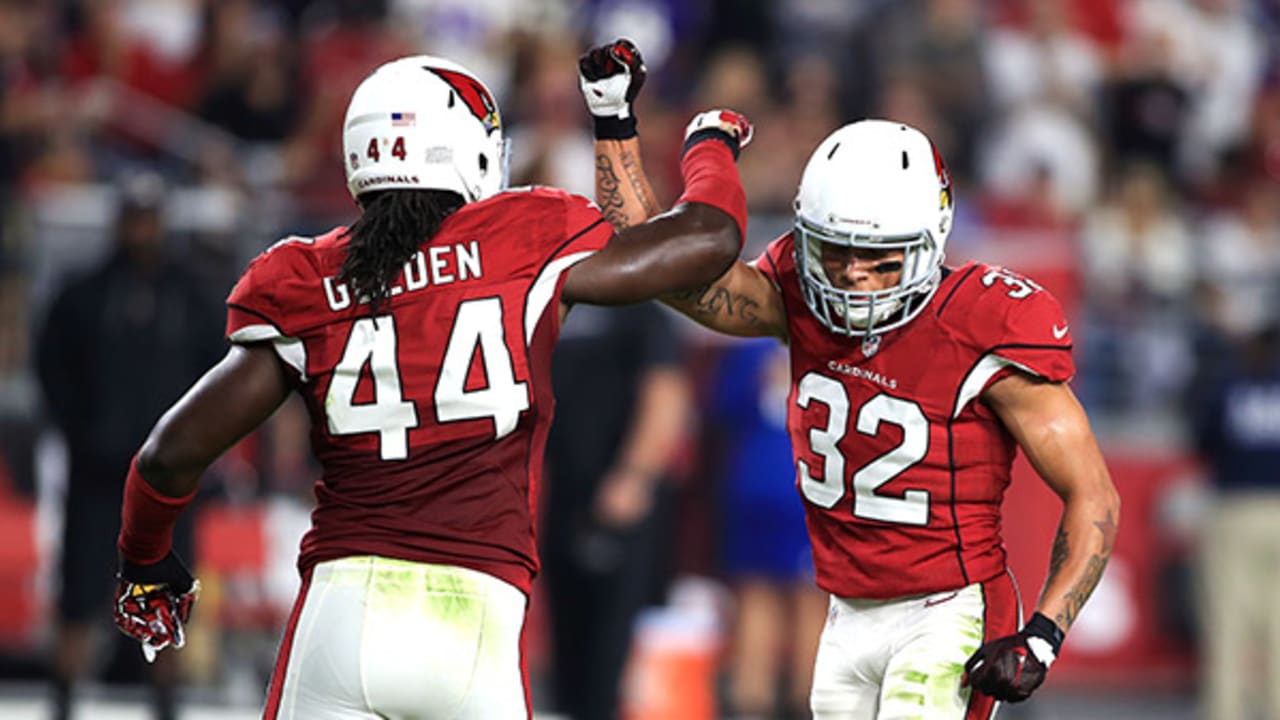 Arizona Cardinals free safety Tyrann Mathieu (32) warms up prior