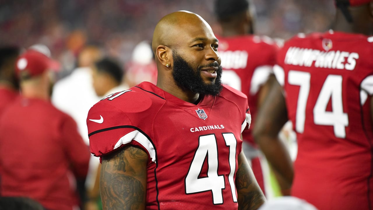 Arizona Cardinals defensive back Antoine Bethea (41) during an NFL football  game against the Washington Redskins, Sunday, Sept. 9, 2018, in Glendale,  Ariz. (AP Photo/Rick Scuteri Stock Photo - Alamy