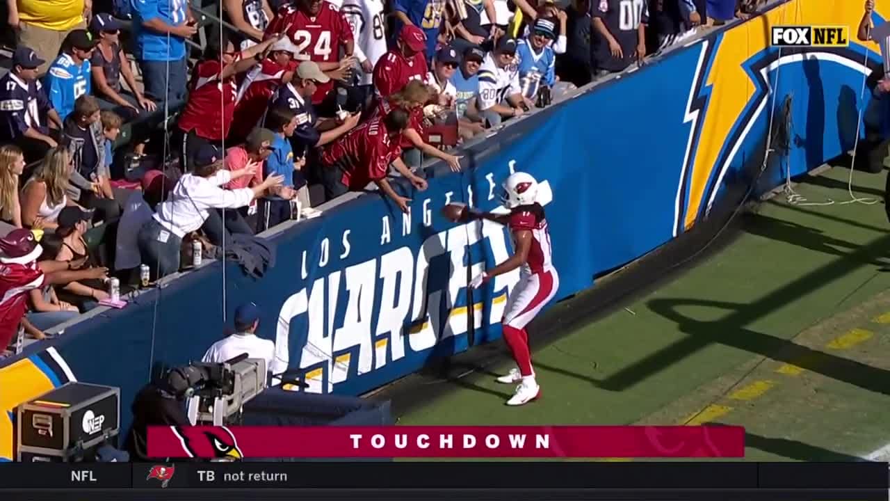 Arizona Cardinals quarterback Blough preserves Cardinals' comeback hopes  with a pressured 25-yard throw to Cardinals wide receiver Daniel Arias