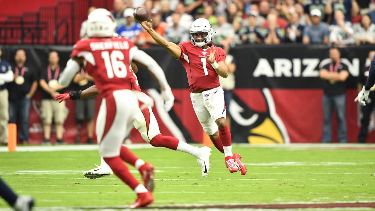 Arizona Cardinals center Lamont Gaillard (53) smiles on the field prior to  an NFL football game