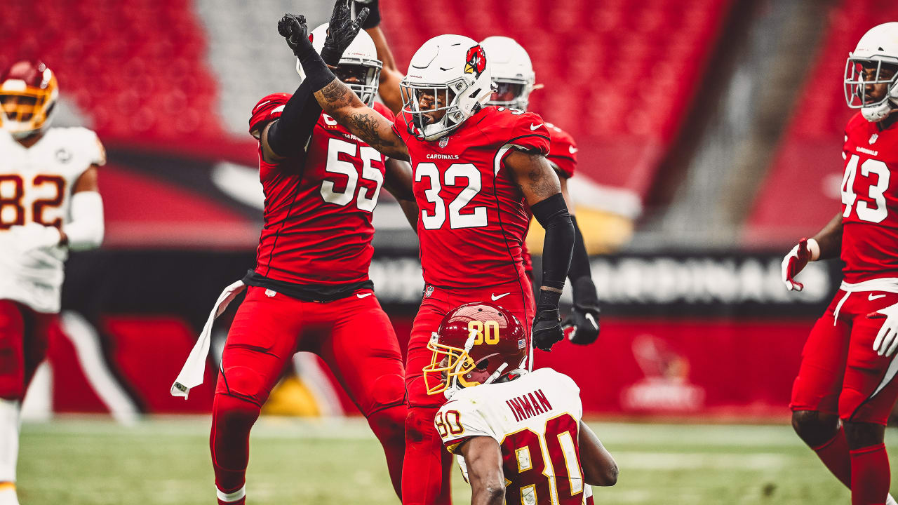 Arizona Cardinals linebacker Chandler Jones (55) celebrates after a sack  against the Cleveland Browns during the first half of an NFL football game,  Sunday, Dec. 15, 2019, in Glendale, Ariz. (AP Photo/Ross