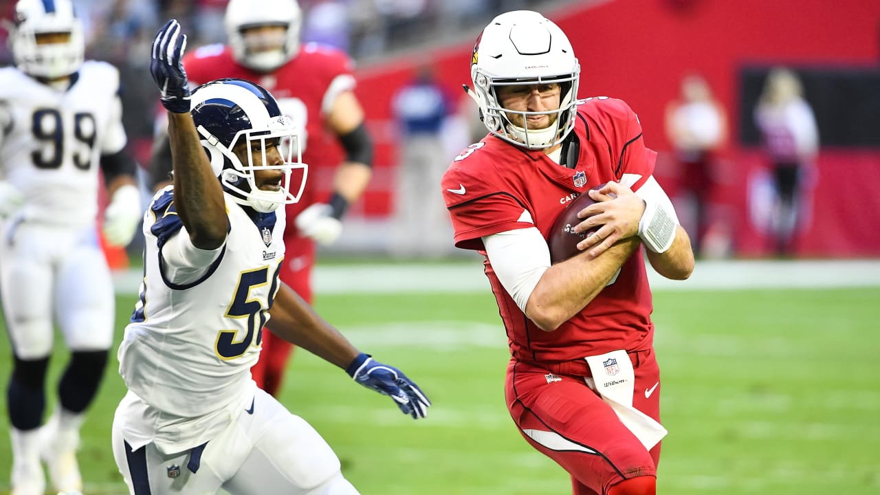 Dolphins' Josh Rosen defended by Arizona Cardinals' Larry Fitzgerald