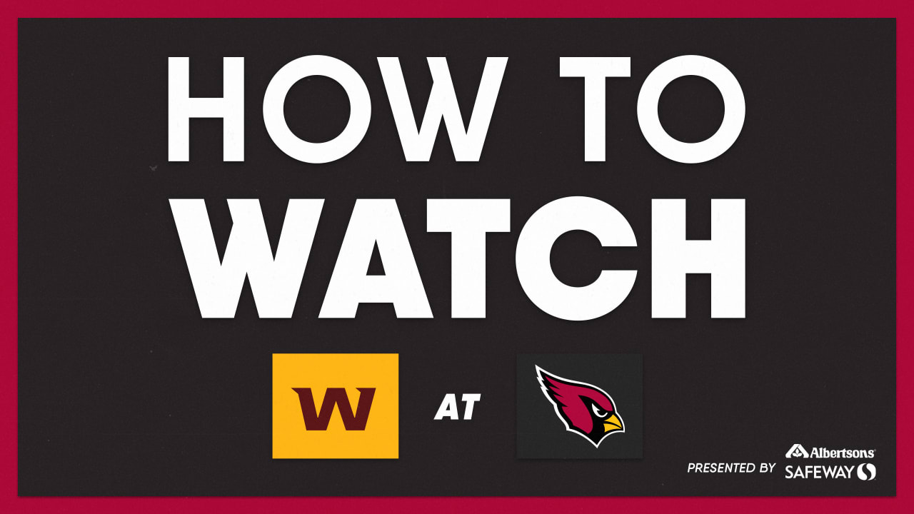 Washington Football Team at Arizona Cardinals FREE LIVE STREAM (9/20/20):  How to watch NFL games, time, channel, betting odds 