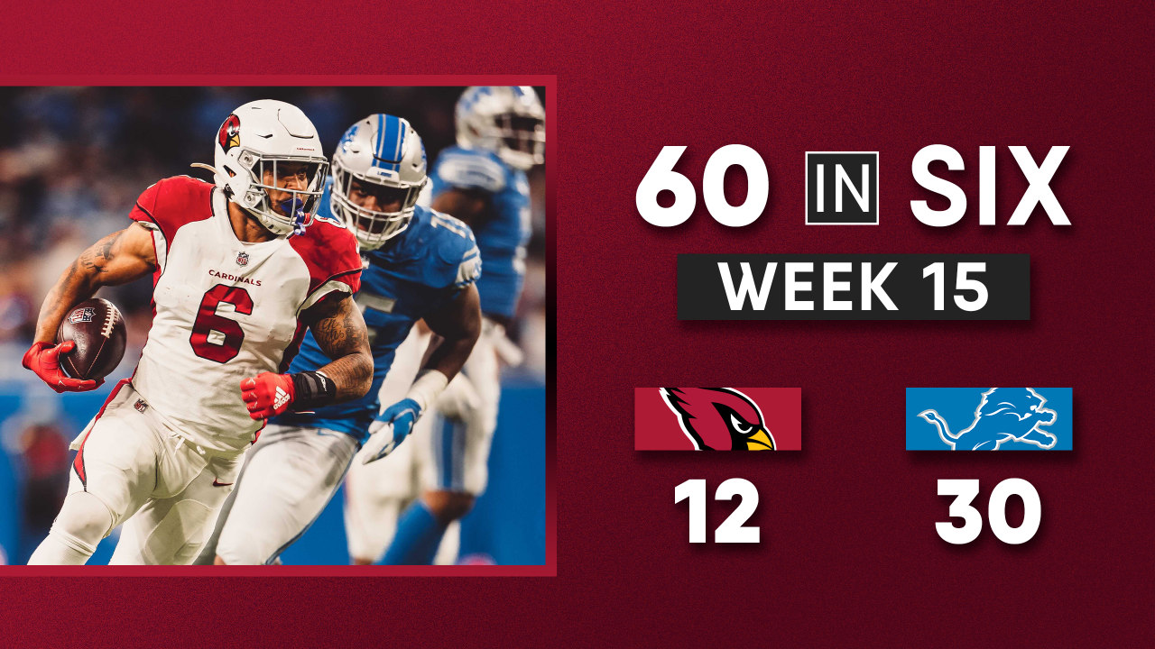 Detroit Lions Week 15 scouting report: Arizona Cardinals