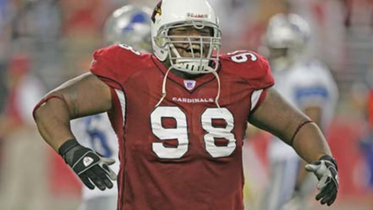 Arizona Cardinals defensive tackle Gabe Watson against the Houston Texans  during the third quarter of an NFL preseason football game on Saturday,  Aug. 14, 2010 in Glendale, Ariz. (AP Photo/Rick Scuteri Stock