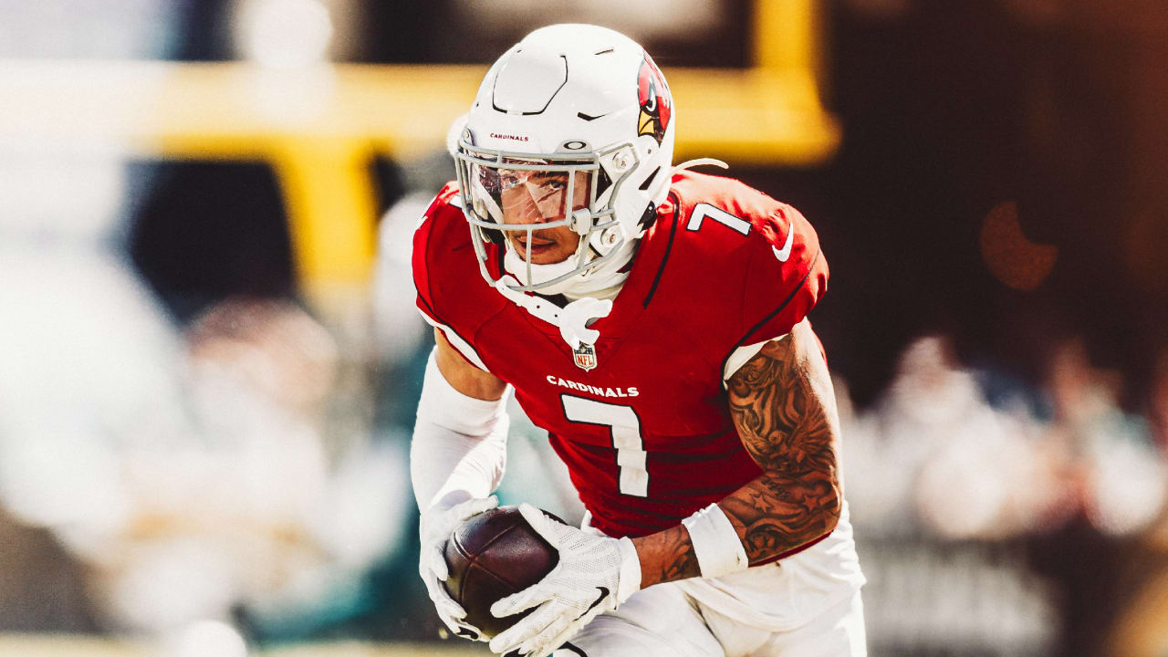 Arizona Cardinals cornerback Byron Murphy (7) plays against the Cleveland  Browns during the second half of an NFL football game, Sunday, Oct. 17,  2021, in Cleveland. (AP Photo/Ron Schwane Stock Photo - Alamy