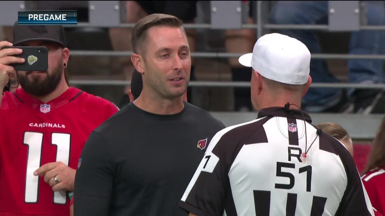 Cardinals' Kyler Murray, Kliff Kingsbury downplay sideline incident: 'Guess  it's a Gen Z thing'