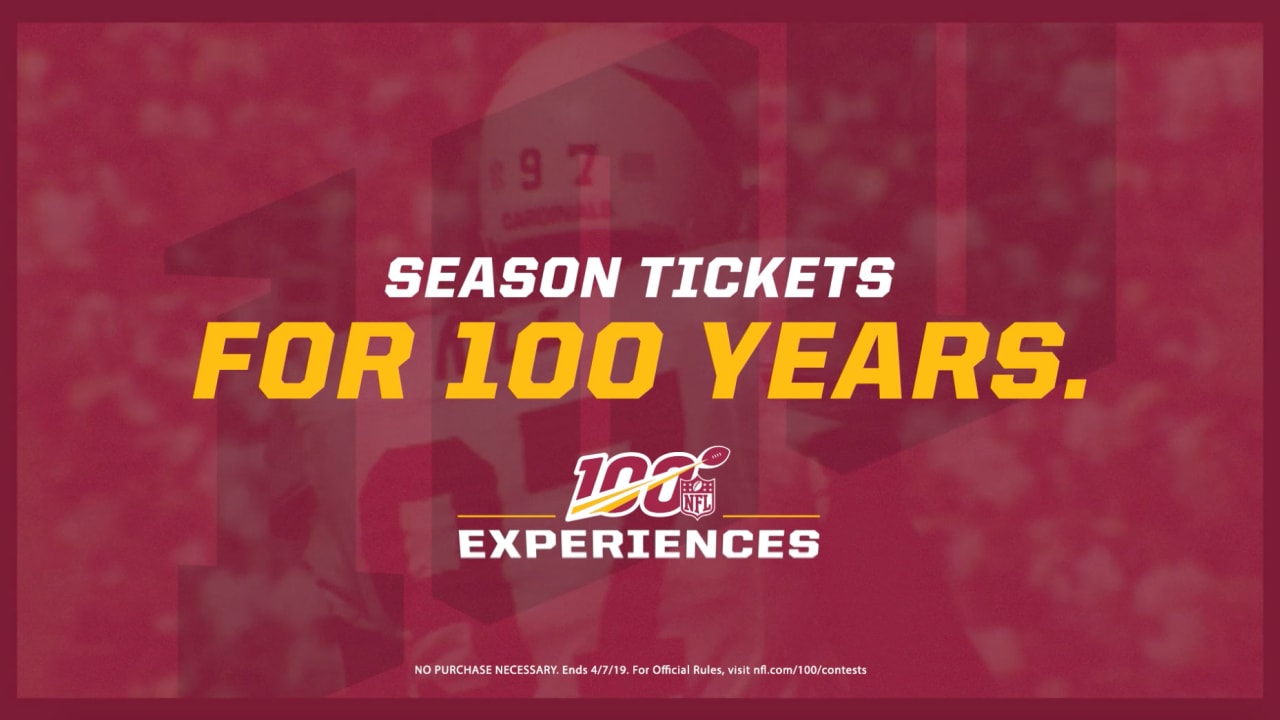 How fans can enter to win season tickets for 100 years through NFL's “ Tickets for 100” contest