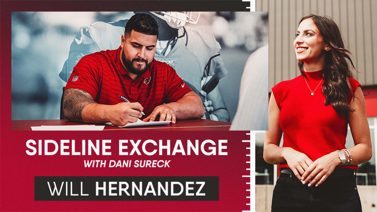 Arizona Cardinals Guard Will Hernandez paid a visit to El Tri's