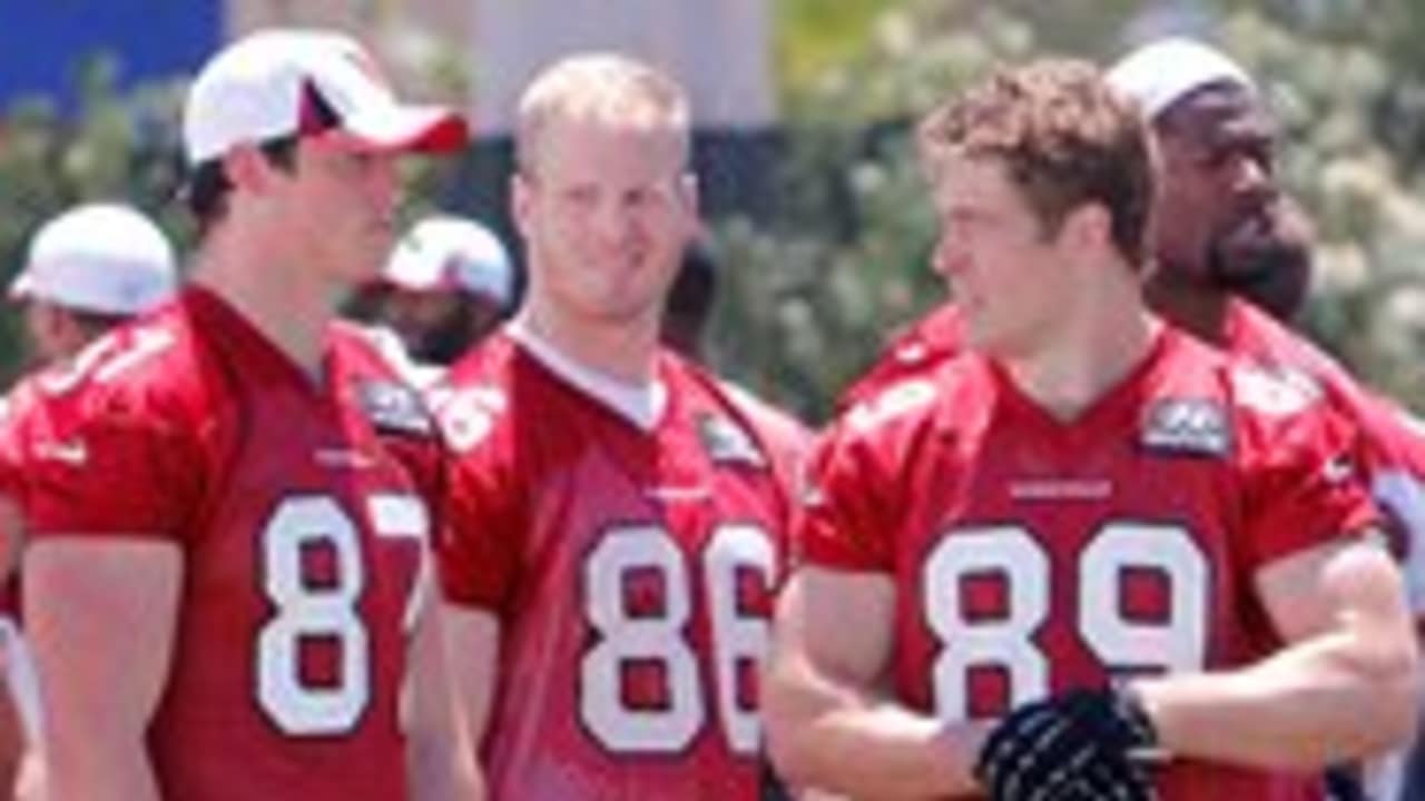 Arizona Cardinals tight end Troy Niklas (87) pulls in a touchdown