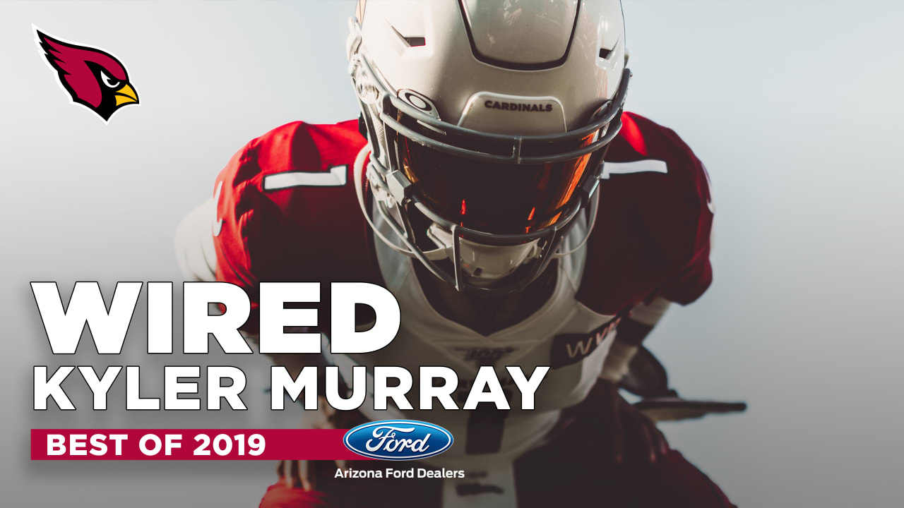 2019 ARIZONA CARDINALS MURRAY #1 NIKE GAME JERSEY (HOME) L - W