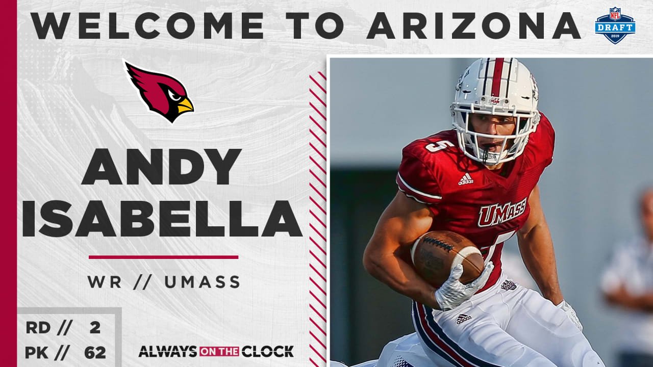 Arizona Cardinals Select Umass Wr Andy Isabella