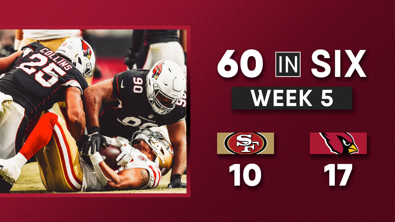 Arizona Cardinals bully San Francisco 49ers in 31-17 win - Revenge