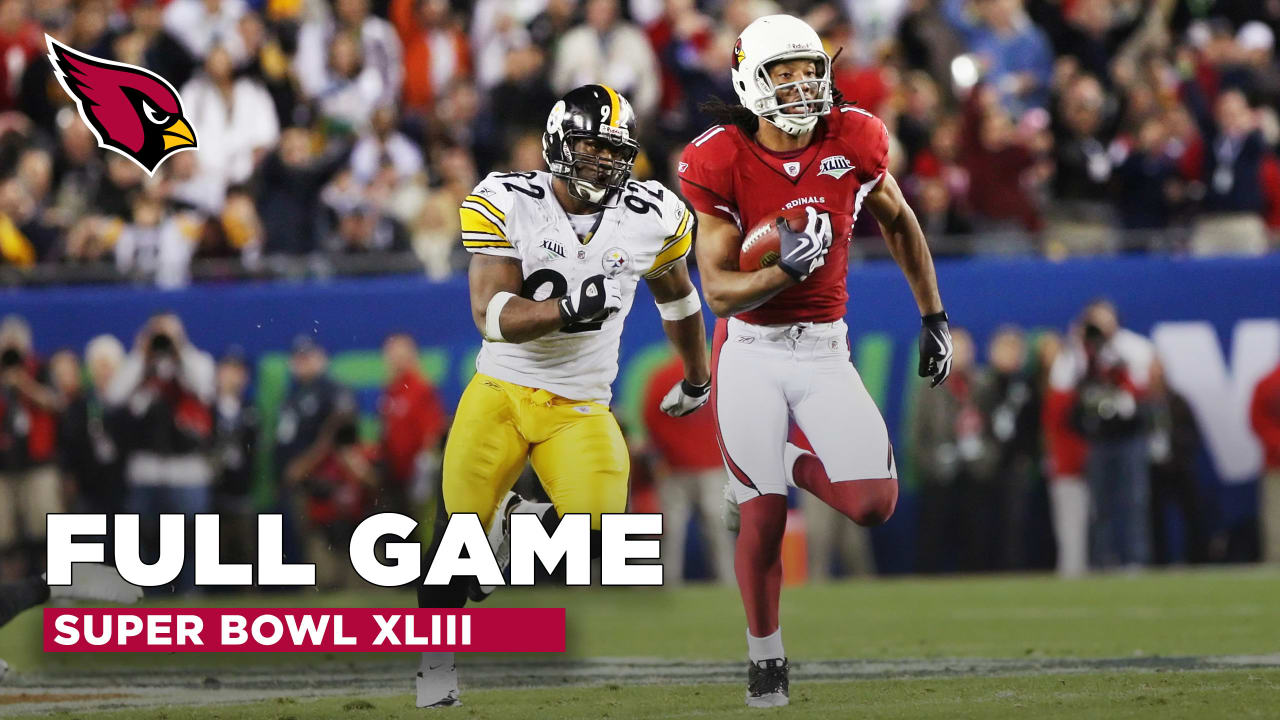 Full NFL Game: Super Bowl XLIII - Cardinals vs. Steelers