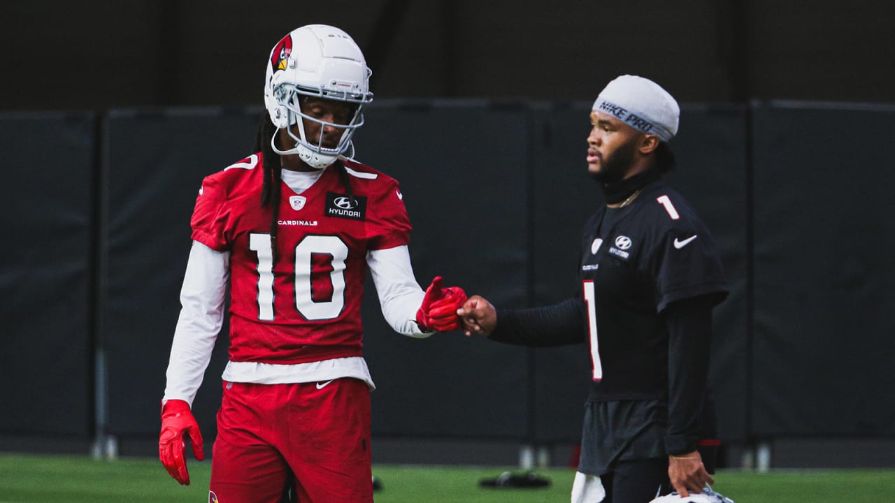 DeAndre Hopkins, Kyler Murray Work To Create Chemistry