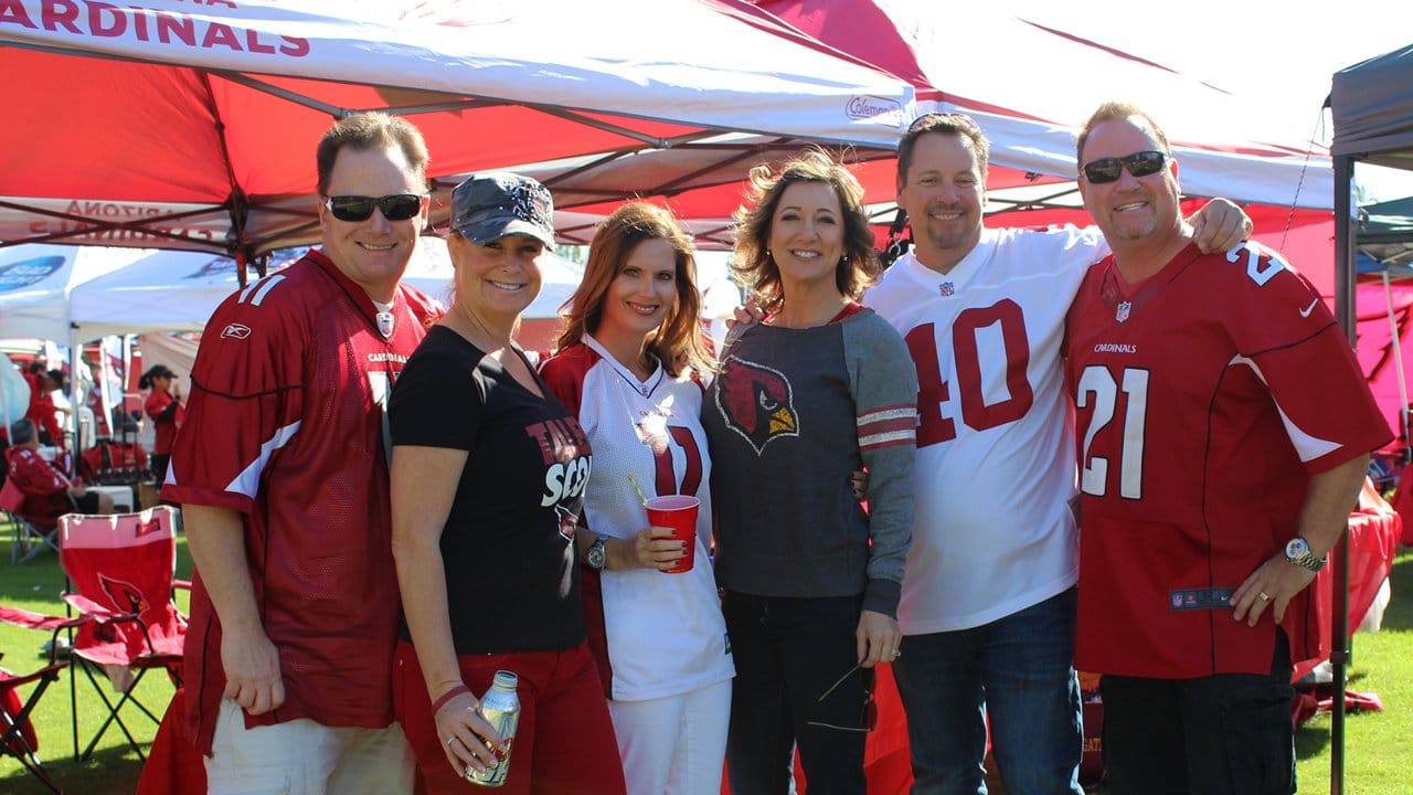 Tailgating before Lions game