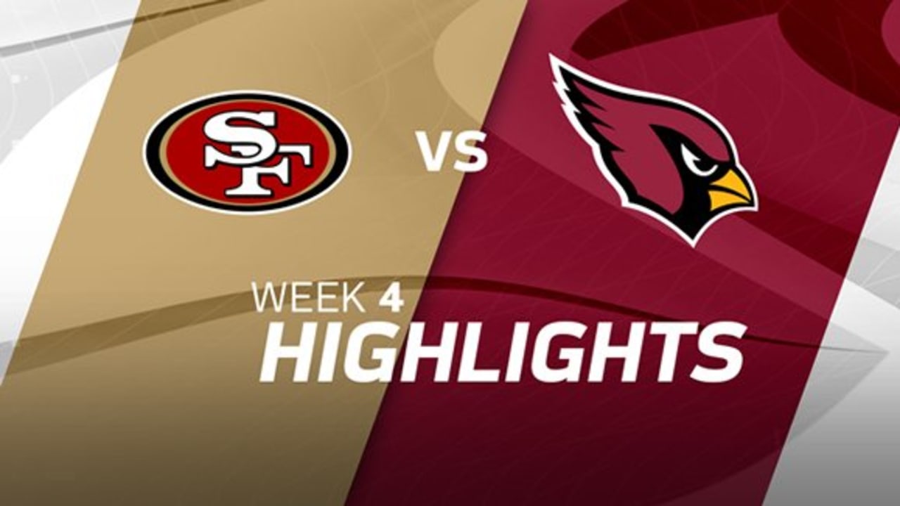 San Francisco 49ers Highlights vs. Arizona Cardinals