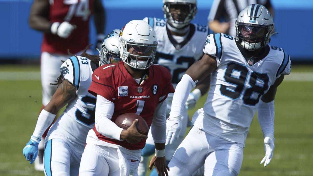 Carolina Panthers get pick-six off Arizona Cardinals' Kyler Murray