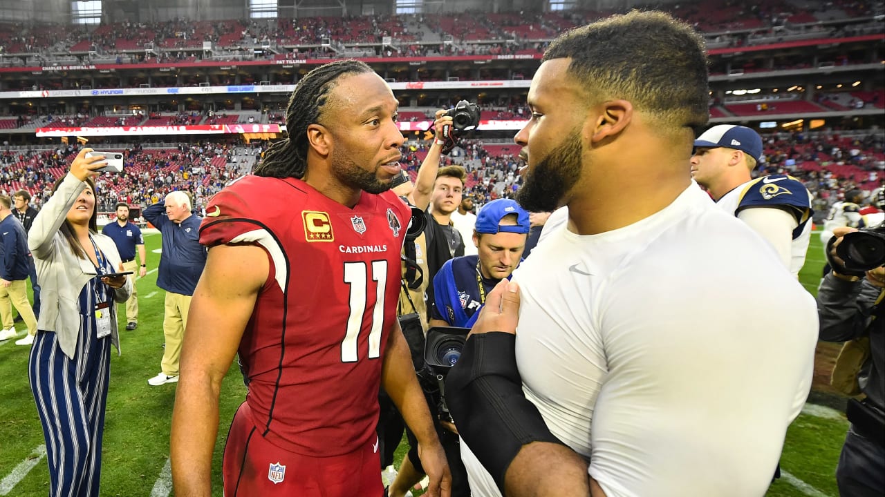 Larry Fitzgerald knows it's hard to evaluate Josh Rosen yet