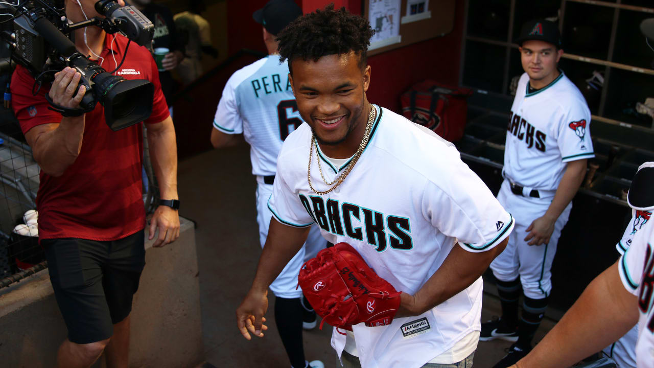 Kyler Murray The Football Player Makes His Pitch At D-Backs Game