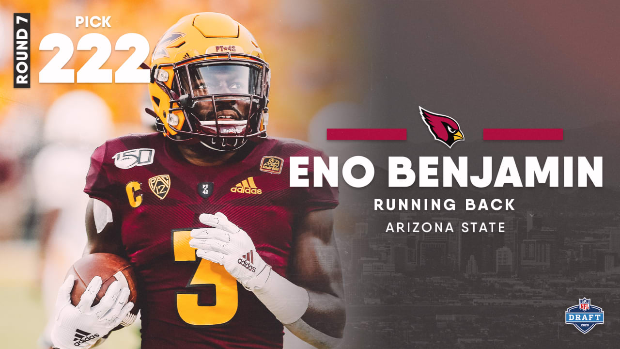 Cardinals released RB Eno Benjamin, who started three games this