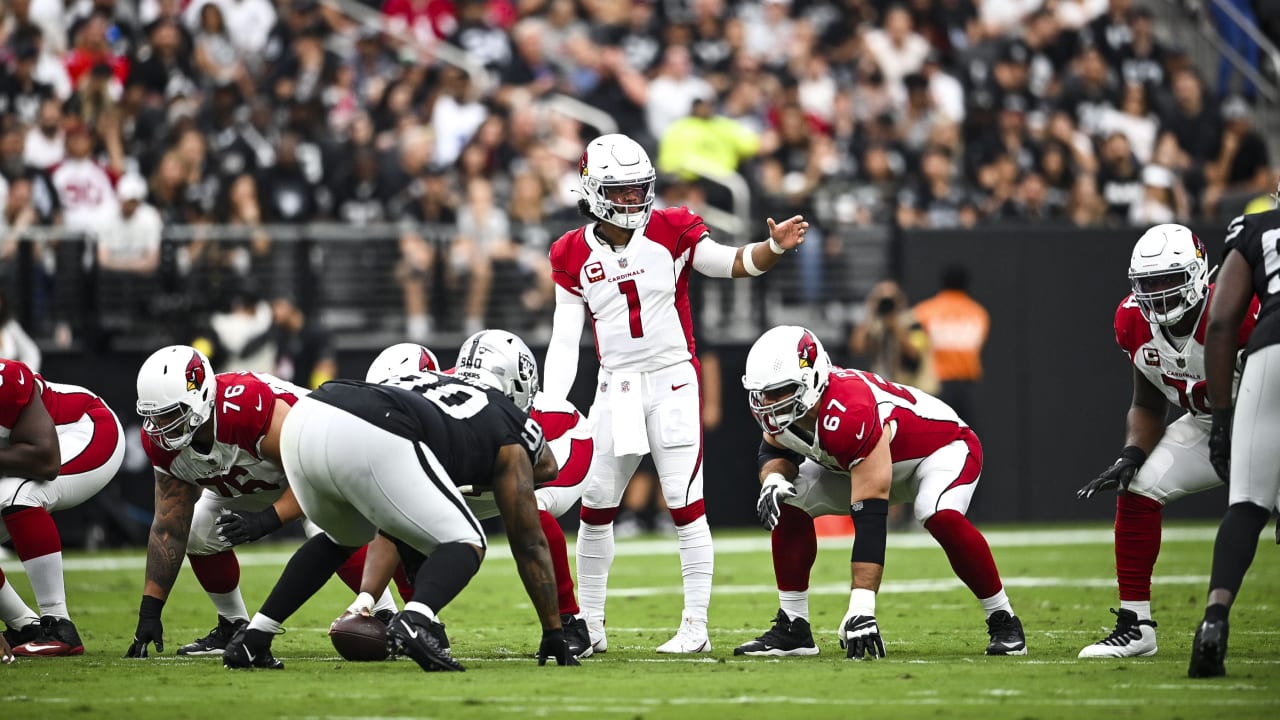 Las Vegas Raiders (23) Vs. Arizona Cardinals (29) Post Game GIF