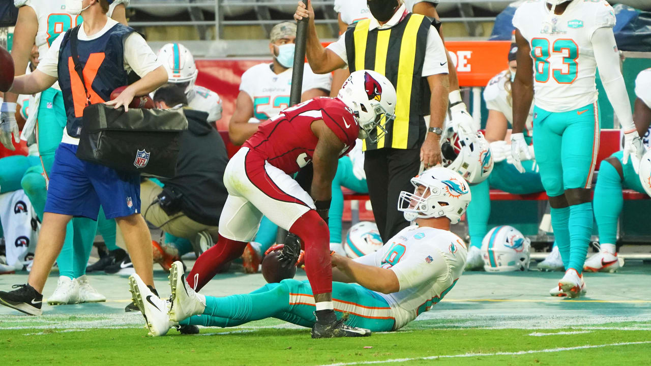 Budda Baker Makes Tackle Against The Dolphins