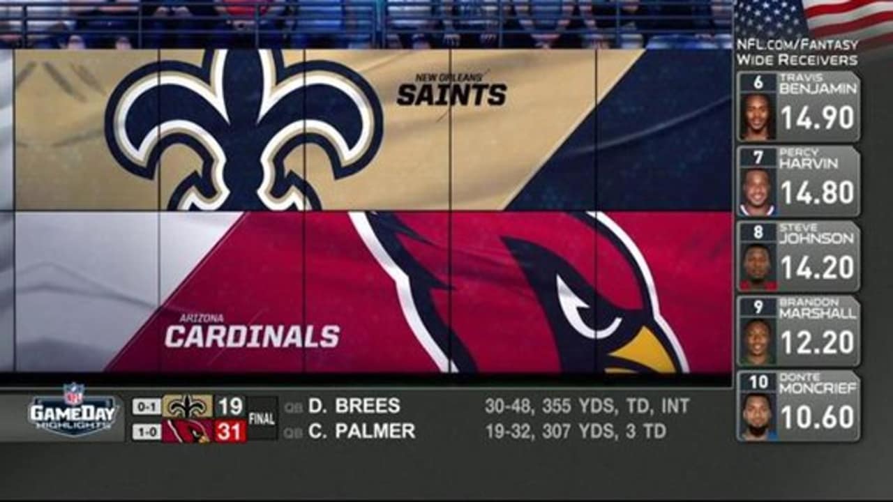 Week 1: Saints vs. Cardinals highlights