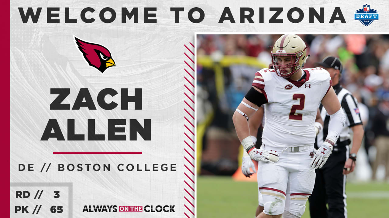 Arizona Cardinals Select Boston College De Zach Allen