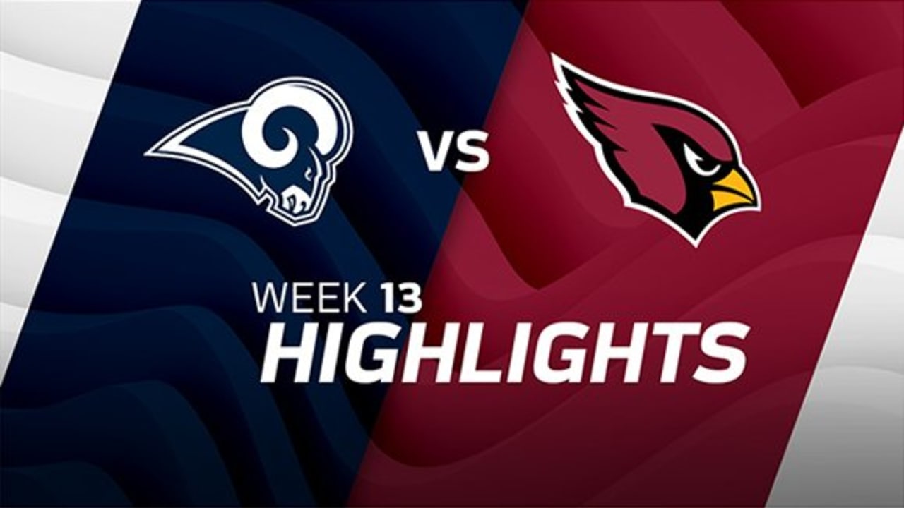 Rams vs. Cardinals Week 13 Highlights